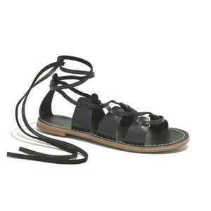 NIB Madewell Gladiator Sightseer Sandal 7 Black